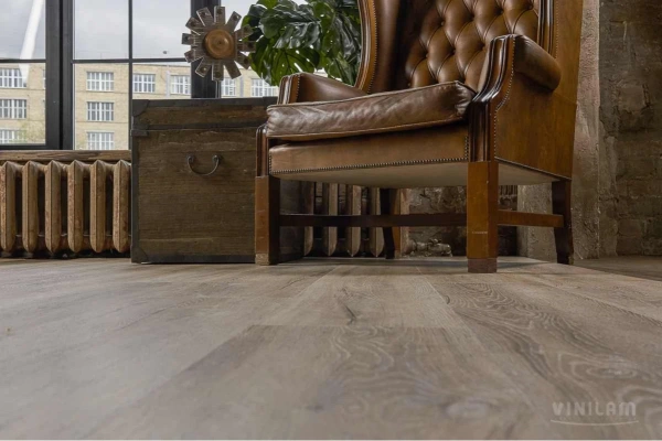 Кварцвиниловый ламинат CERAMO VINILAM 8870-EIR Дуб Женева 5,5 mm